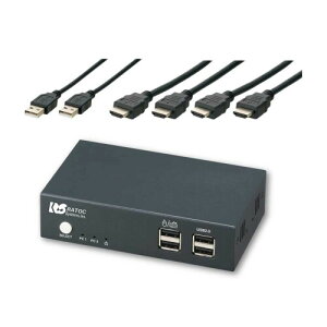 ���g�b�N�V�X�e��(RATOC Systems) �f���A���f�B�X�v���C�Ή� HDMI�p�\�R���ؑ֊� RS-250UH2A