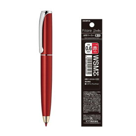 ゼブラ(ZEBRA) 水性ペン フィラーレディレクション レッド軸 赤インク リフィル付 P-WYSS68-R-INK-AZ