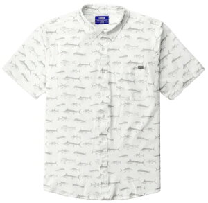 �A�t�R(Aftco) �{�[�g�o�[ SS �{�^���_�E���V���c �z���C�g M�T�C�Y (Boatbar SS Button Down Shirt White S) M45346