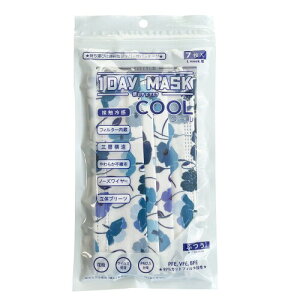 1DAY MASK COOL ӂTCY POPPY-BLU 17 2܃Zbg ⊴sDz}XN }XN