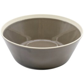 yumiko iihoshi porcelain(ユミコイイホシポーセリン)×木村硝子店 dishes bowl L (fawn brown) ボウル 鉢 約高さ7×口径18.5cm 日本製 255121
