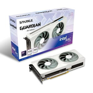 SPARKLE Intel Arc B570 �O���t�B�b�N�J�[�h B570 GUARDIAN Luna OC 10GB �f���A���t�@���uGUARDIAN�v�z���C�g�J���[ (SB570GW-10GOC)
