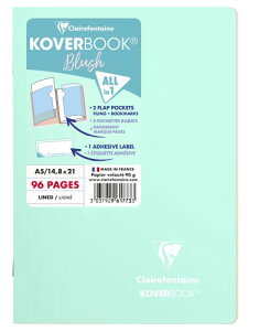 N[tHe[k Jo[ubN pXe oCJ[ r 15.5x21.5cm ~g PEFCF؎擾 Clairfontaine KOVERBOOK PASTEL BICOLOR cf961773