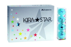 キャスコ(Kasco) ゴルフボール KIRA STAR2 キラスター2N アクア 4個入