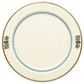 アイトー(Aito) aito製作所 「 エニウェア Anyware 」 皿 プレート M 約20cm フイユ 葉 ブルー グレー 美濃焼 日本製 111049