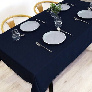 �X�^�C���f�R�[��(STYLE Decor) �e�[�u���N���X ��100% ������� �����` �k�� 142×210cm �X�^���_�[�h ���n�I�b�N�X�E���C�����l�C�r�[W4704520