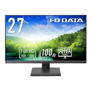 IODATA j^[ 27C` 100Hz AHVApl  ubN (HDMI×1/DisplayPort×1/Xs[J[t/VESAΉ/yT|[g/{[J[) EX-D272SA