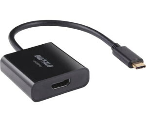 BUFFALO �f�B�X�v���C�ϊ��A�_�v�^ USB Type�|C �| HDMI 60P�Ή� �u���b�N BDCHD2BK