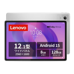 Lenovo Idea Tab Plus �^�u���b�g (12.1�C���` ���C�h �p�l�� MediaTek Dimensity 6400 �v���Z�b�T�[ 8GB 128GB Wi-Fi���f��) �N���E�h�O���[ ZAG70354JP