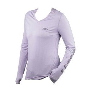 �A�t�R(Aftco) ���f�B�[�X �W�O�t�B�b�V�� �p�t�H�[�}���X LS �V���c ���C���b�N L�T�C�Y (Women's Jigfish Performance LS Shirt Lilac M) W61108