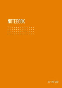 Dot Grid Notebook A5: Journal Notebook Orange for Writing and Drawing, Blank, Small, Softcover, Dotted Matrix, Numbered Pages, No Bleed (A5 Calligraphy Dot Grid Journals)