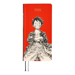 �قړ��蒠 2026 weeks �p��� ONE PIECE magazine/�����̃��t�B RED 1���n�܂� �T�Ԏ蒠 �T�ԃ��t�g �X�����c��