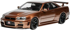 �t���[�X�^�C�� (FREESTYLE) MOTORHELIX 1/18 Nissan Skyline GT-R (R34) CUSTOMIZED VERSION Metal Bronze �����i M83414