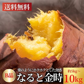 【送料無料】徳島県産 鳴門金時 訳あり さつまいも 5kg 10kg 選べる B品 甘くてホクホク！焼き芋 スイーツに最適 食物繊維たっぷり 美容・健康にも◎ 箱買い 国産 お取り寄せ グルメ 非常食 ギフトにも なると金時 サツマイモ 美味しい 大量 安い お買い得 詰め合わせ 生芋