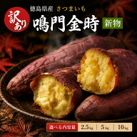 〈訳あり〉 さつまいも 鳴門金時 徳島県産 新物（選べる2.5kg・5kg・10kg）｜さつま芋 サツマイモ 甘い …