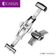 両開き 観音開き プッシュ式 Dバックルステンレス(316L) Dバックル PBF BUCKLE/2 SILVER 16mm 18mm 20mm …