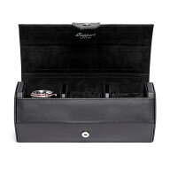 ラポート ロンドン(Rapport LONDON) Vantage Three Watch Roll in Ebony 時計ケース 腕時計 携帯収納ケー…