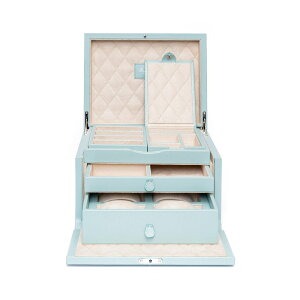 |[g h(Rapport LONDON) Aura Jewellery Box in Aquamarine