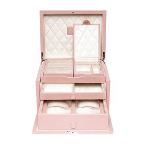 |[g h(Rapport LONDON) Aura Jewellery Box in Blush