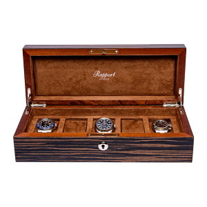 |[g h(Rapport LONDON) Heritage Macassar Five Watch Box
