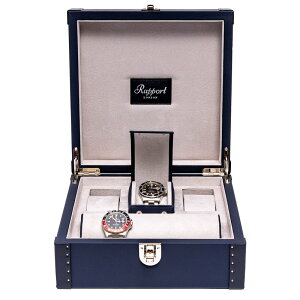 |[g h(Rapport LONDON) Kensington Blue Six Watch Box