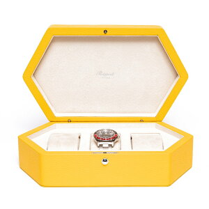 |[g h(Rapport LONDON) Portobello Three Watch Box in Sun