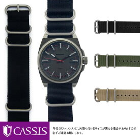 ディーゼル 用 DIESEL にぴったりの ベルト バンド CASSIS カシス TYPE NATO ring B1008S02｜メンズ レディース 時計 ベルト ナトー nato ナトーベルト natoベルト ナイロンベルト ベルト バンド 時計バンド 腕時計 交換 ベルトだけ 腕時計ベルト グリーン 黒 ブラック