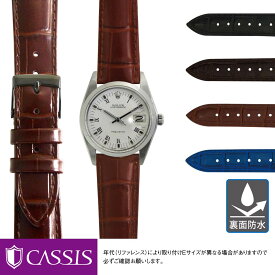 ロレックス オイスターデイト 用 裏面防水 ref. 6694 ROLEX OYSTERDATE にぴったりの ベルト バンド CASSIS カシス MULHOUSE U0040656 簡単ベルト交換用工具付 時計ベルト 時計 ベルト 時計 バンド 時計バンド 替えベルト ベルト 交換 腕時計 バンド ベルト交換