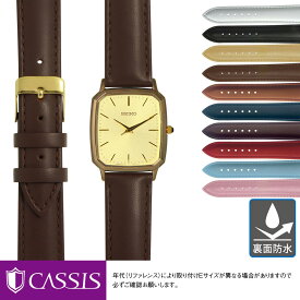 セイコー ドルチェ スクエアケース 用 裏面防水 SEIKO DOLCE にぴったりの ベルト バンド CASSIS カシス REIMS U10257A1 簡単ベルト交換用工具付 時計ベルト 時計 ベルト バンド 時計バンド 替えベルト 交換 腕時計 ベルト交換 腕時計バンド 腕時計ベルト 夏 革ベルト