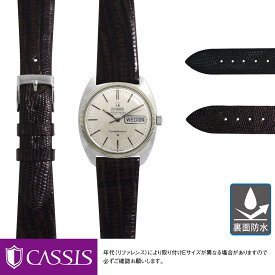 オメガ コンステレーション Cライン 用 裏面防水 OMEGA Constellation C-Line にぴったりの ベルト バンド CASSIS カシス HAVRE U1089041 簡単ベルト交換用工具付 時計ベルト 時計 ベルト バンド 時計バンド 替えベルト 交換 腕時計 腕時計ベルト 革ベルト 本革 交換ベルト