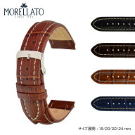 時計ベルト 20mm 時計 ベルト 22mm レザー カーフ 牛革 MORELLATO モレラート PLUS プラス u3252480 バン…