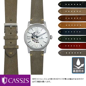 オロビアンコ 用 裏面防水 Orobianco にぴったりの ベルト バンド CASSIS カシス GRENOBLE X0031331 22mm 簡単ベルト交換用工具付 時計ベルト 時計 ベルト バンド 時計バンド 替えベルト 交換 腕時計 腕時計バンド 腕時計ベルト 革ベルト 革 夏 メンズ おしゃれ 本革