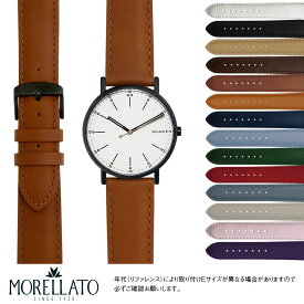 スカーゲン シグネチャー 用 SKAGEN SIGNATUR にぴったりの ベルト バンド MORELLATO モレラート GRAFIC X0969087簡単ベルト交換用工具付 革ベルト 時計 時計ベルト 時計バンド 替えベルト 交換 腕時計 ベルト交換 腕時計バンド 腕時計ベルト 革 本革