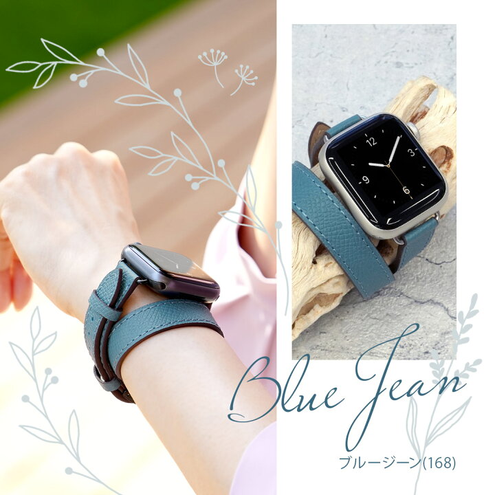 楽天市場】アップルウォッチ バンド 二重巻き レザー apple watch 