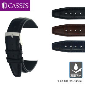 IWC ポルトギーゼ 用 裏面防水 ベルト バンド アリゲーター ワニ革 CASSIS カシス TYPE POR タイプ ピーオーアール X2105339 時計 時計バンド 替えベルト 替えバンド 簡単ベルト交換用工具付 腕時計ベルト 時計ベルト 防水 革ベルト 革 交換 本革