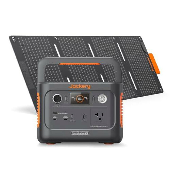 楽天市場】Jackery Solar Generator 240 New 40Mini 256Wh ポータブル 