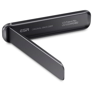 ESR �X�}�z �L�b�N�X�^���h ���^�� �c�u�� ���u���Ή� �p�x���߉\ iPhone15/14/13/12�V���[�Y�Ή� Samsung Galaxy S24/S23/S22/S21 �V���[�Y�ȂǑ��@��Ή� - �u���b�N