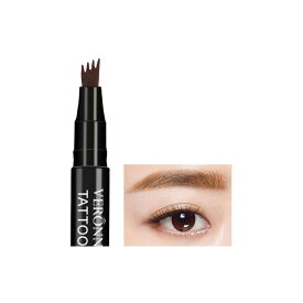 眉毛ティント 消えない眉毛 眉カラー 眉毛 タトゥー アートメイク 眉 眉毛ペンシル 眉ペン (ライトブラウン)