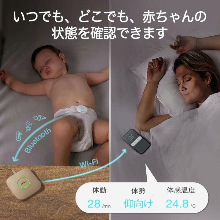 楽天市場】Sense-U ベビーモニター3 ベビーセンサー どこにいても 