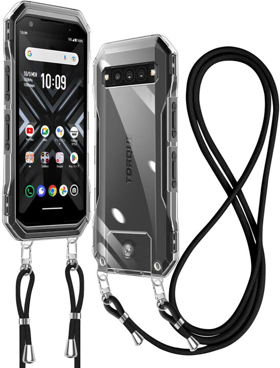 楽天市場】Kyocera TORQUE G06 ケース クリア ショルダー 京セラ 