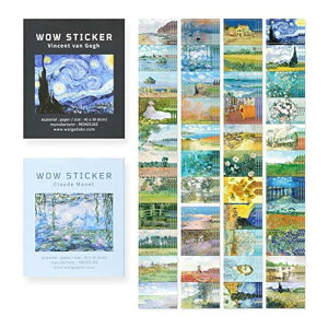 ���m���C�N ���E �X�e�b�J�[ �S�b�z + ���l Wow Sticker Gogh+Monet set - �����X�e�b�J�[�A�_�C�A���[�f�R�A�~�j�X�e�B�b�J�[�A�X�e�b�J�[�Z�b�g