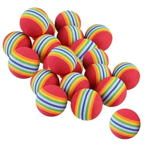 ゴルフ 練習用ボール 20個セット ウレタンボール トレーニング ゴルフ練習 アプローチ 室内 スイング練習