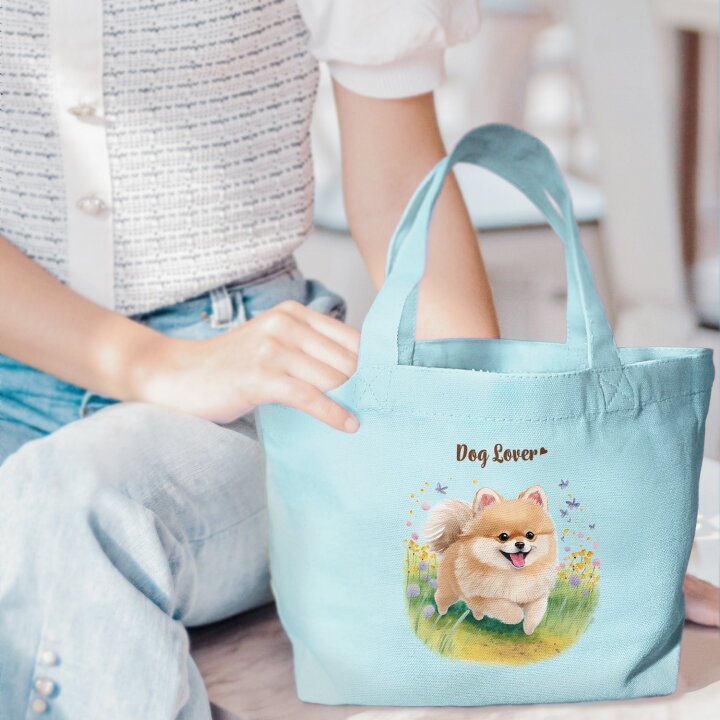 楽天市場】ポメラニアン 犬 お散歩バッグ かわいい 名入れ無料 ミニ 