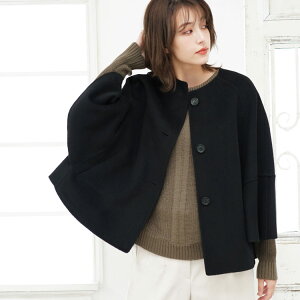 強化 羽織り 秋 女性 冬 レディース マント ポンチョ ブランド ノーカラー コート ケープ クリスマス ウール アウター きれいめ ギフト Filomo 40代 30代 代 1azs 中古 Jlt Polinema Org