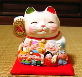 福笑い招き猫七福神