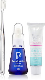 Pearl White 薬用パール ホワイト Pro EXプラス1本+ シャイン40g+専用歯ブラシ 限定セット ホワイトニング