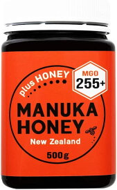 マヌカハニー MGO255+ 500g plusHONEY はちみつ マヌカ蜂蜜 ニュージーランド産