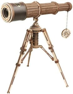 つくるんです【日本公式販売/日本語説明書付】Robotime 3D ウッドパズル オーナメントシリーズ (テレスコープ)