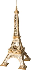 つくるんです【日本公式販売/日本語説明書付】Robotime 3D ウッドパズル TG501 エッフェル塔