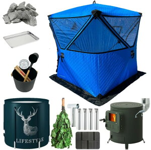 �e���g�T�E�i �����C�Z�b�g 4�l�p �y�I�ׂ�7�F�z ���E�������ł��� �����C�Ő��� �e���g�T�E�i �O����220cm×���s220cm×����210cm �A�E�g�h�A �L�����v �ƒ�p�T�E�i �k3�ʑ������Z�b�g�l